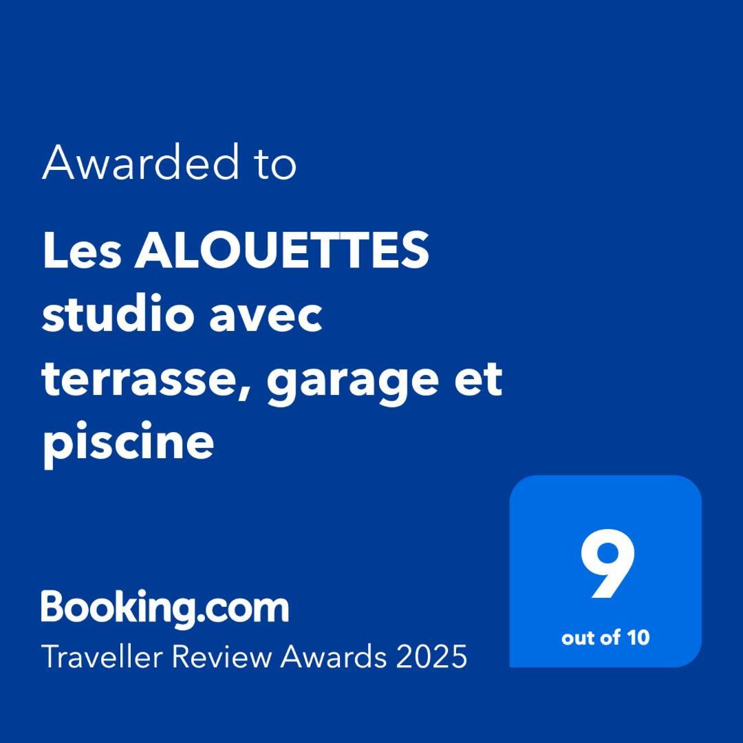 Les Alouettes Studio Avec Terrasse, Garage Et Piscine La Ciotat Exterior foto